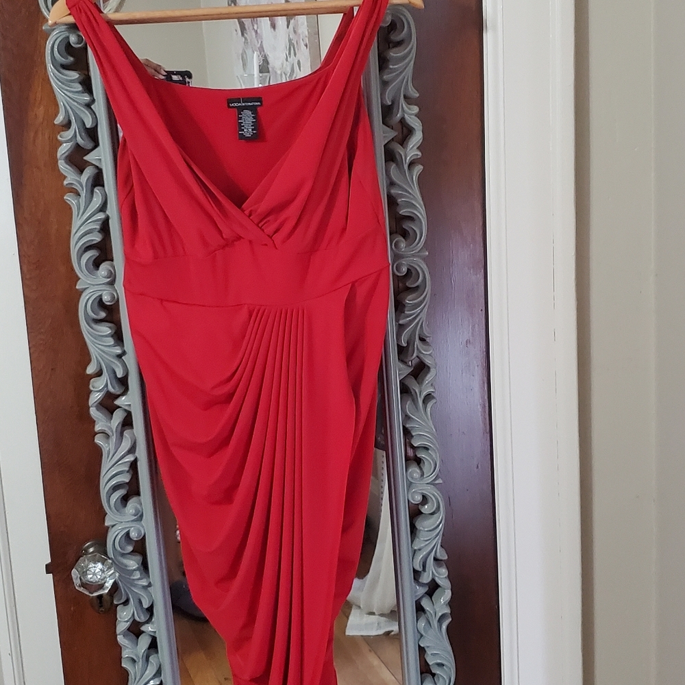 Ladies Red Dress